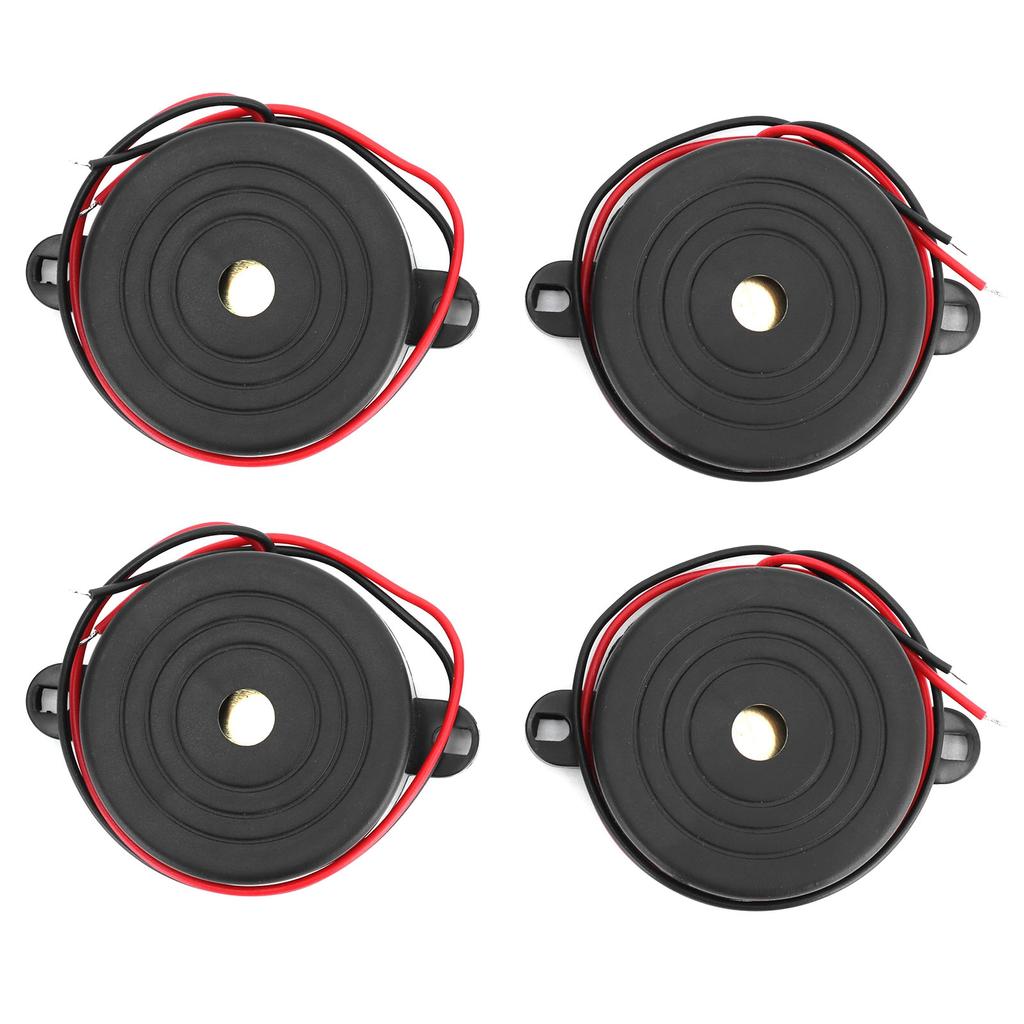 4 Stück Alarm Summer Hochdezibel Signal Elektronischer Dauerton für DIY Projekt 95dB DC324V