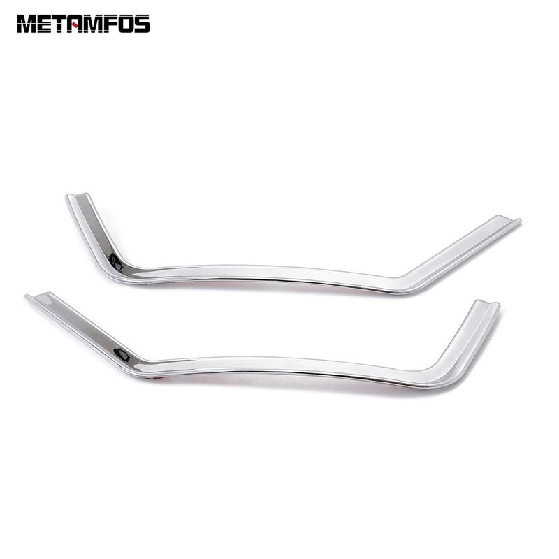 Fog Tail Light Lamp Cover Trim For Ford Kuga Escape 2013 2014 2015 Hatchback Chrome Foglight Foglamp Bezel Exterior Accessories