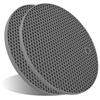 2 Pack Silicone Trivet for Hot Dishes Non Slip Pot Holders Heat Resistant Silicone Hot Pads for Kitchen Round (Grey)