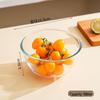Heat-Resistant Transparent Glass Salad Bowl Set