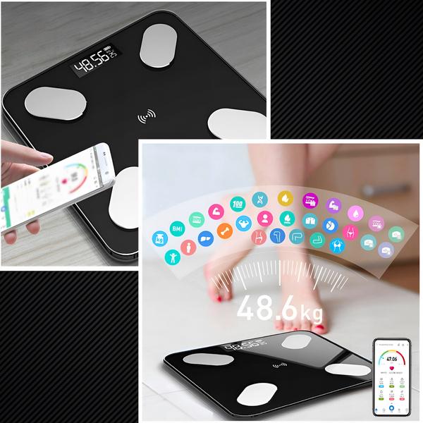 ANALYTICAL BATHROOM SCALE 180KG SMART + 31in1 ANDROID iOS PRECISE