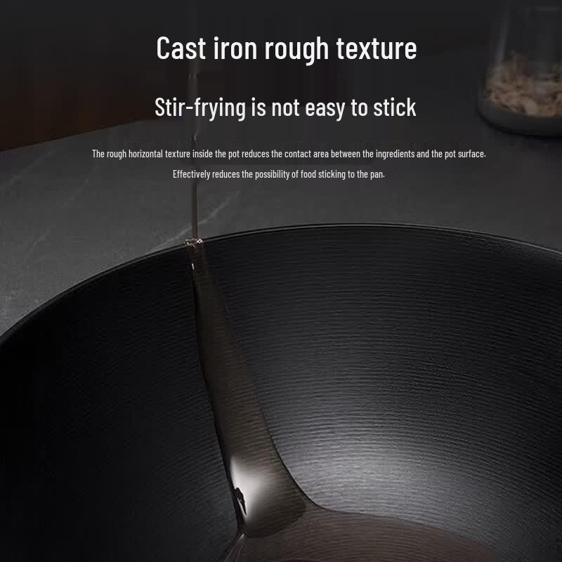 KOBACH Ancient Titanium Cast Iron Wok