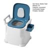 Toilette portatile da campeggio con ampio sedile per anziani, facile da pulire, toilette portatile stabile per viaggi in campeggio all'aperto e al chiuso