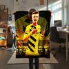 Marco Reus, Coperta di Flanella con Fantasia, Alta Qualità, Confortevole per Tutte le Stagioni, Decorazione per la Casa, Calore e Comfort, Perfetta per Regali.