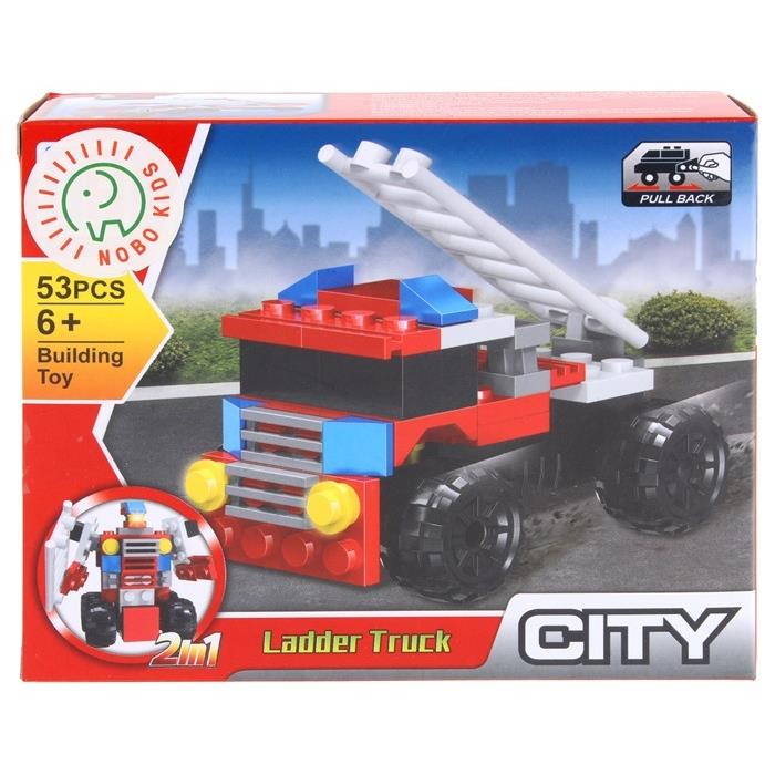 Fire Department Ladder Truck Building Blocks