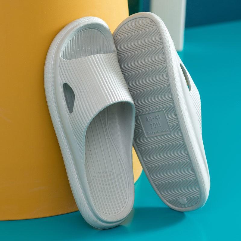 Summer stepping on shit slippers women's new eva indoor home couple non-slip bathroom massage cool slippers men