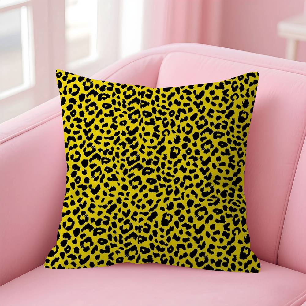 Fashion Leopard Personalized Pillow Dust Cover Bedroom Kids Party Decoration Pillowcase Birthday Children Gift