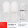 Thick Disposable Hotel Slippers with Pearl Gold Thread (20-Pack)
