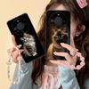 Kitten Cute Cat Kawaii Phone Case for Huawei Mate 60 50 40 30 20 10 Pro Plus Lite E 5G Black Luxury Cellphones Pretty