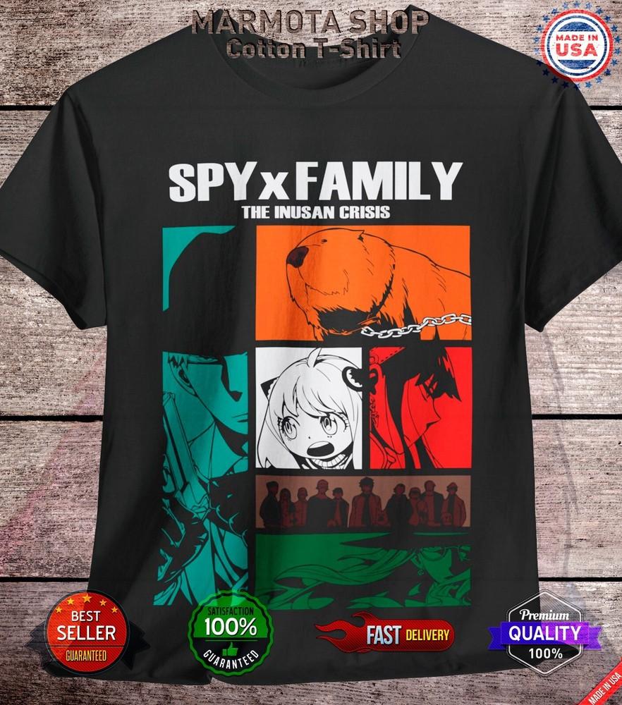 Spy X Family T-Shirt Anya Forger Yor Loid Anime Japanese Tee Shirt Manga Kawaii