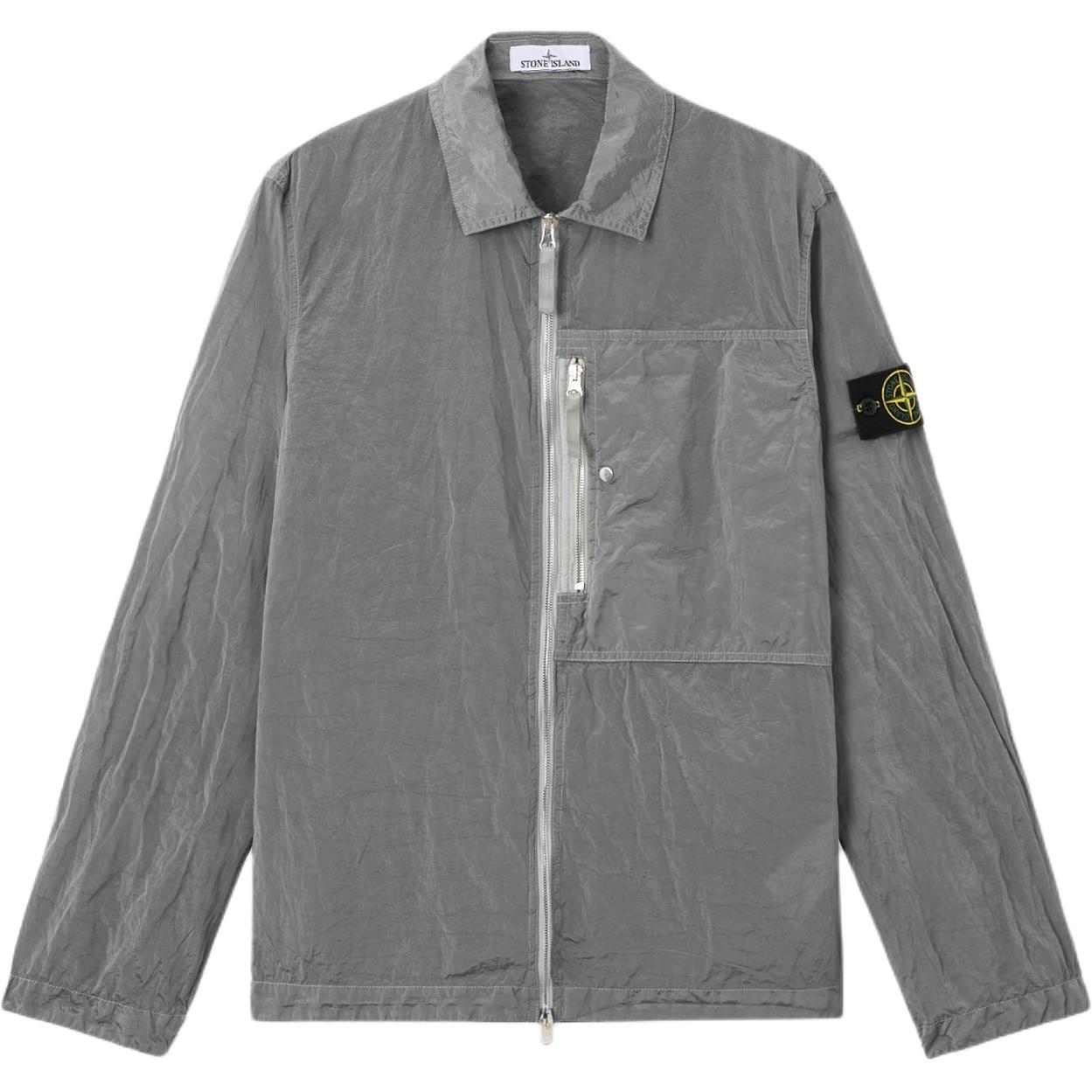 Stone Island Badge Patch Ritssluiting Lange Mouwen Jas Heren jassen L1S151200038S0019-V0061 XXXL