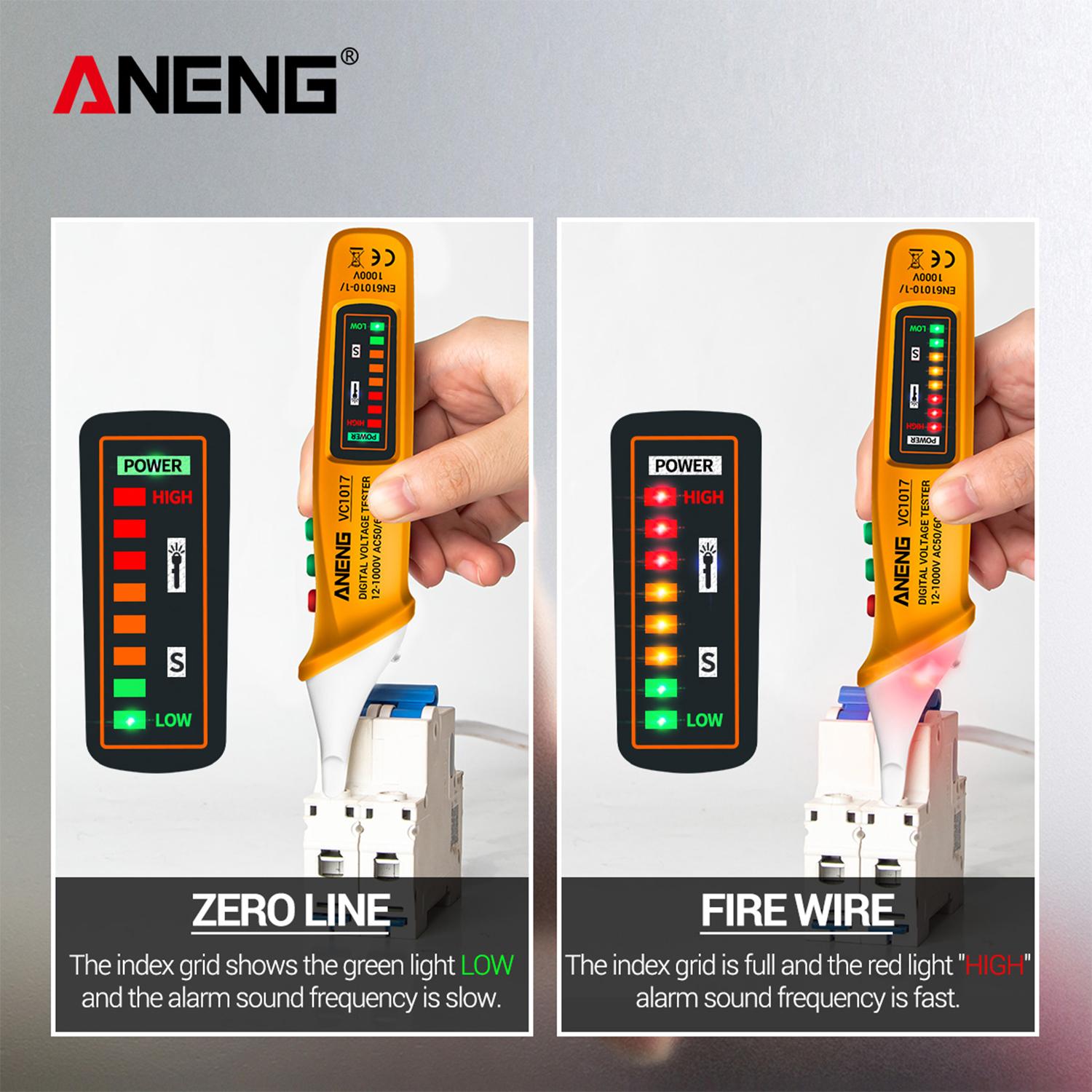 ANENG B12/B14 – Cacciavite Tester Per Tensione – Penna Elettrica Per Circuiti
