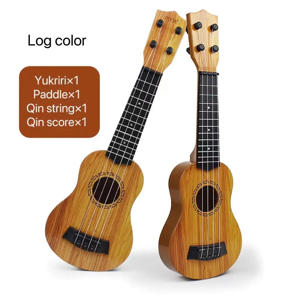 Non-Toxic 35Cm Kids Guitar Music Toy Can Be Used To Play Elementary Instruments With Paddles Simulating Yukrili Music Educational Toys