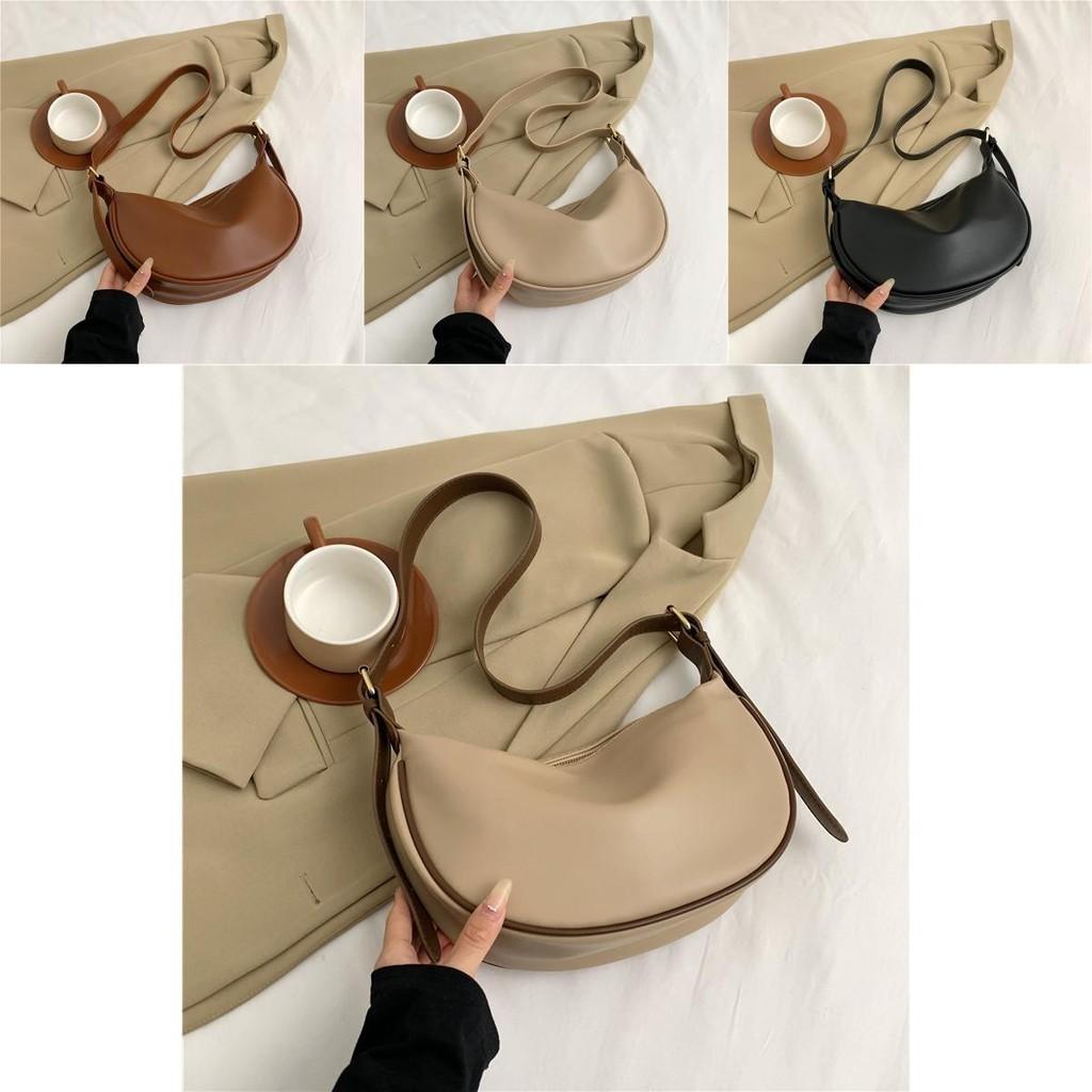 Trendy Street Style Pu Tote Bag Fall 2023 Spacious Simple Crossbody Bag For Daily Use