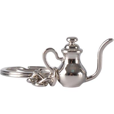 Creative Barista Coffee Tamper Keychain Coffee Machine Handle Moka Pitcher Keyring Portable Coffeeware Espresso Accessories Gift