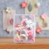 20/30Pcs DIY Sakura Pushpins Creative Pink Flower Push Pins Portable Thumb Tacks  Stationery