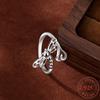 Charming adjustable dragonfly ring925Made of pure silver, the fashionable open design for women is perfect for celebrations and holidays
