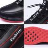New Fashion Leather Shoes for Men Classic Elastic Band Casual Shoes Black Comfortbale Sneakers Men Flats Shoes Tenis Para Hombre