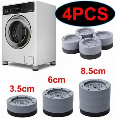 4Pcs Anti Slip Washing Machine Foot Pad Furniture Dampers Stand  Washing Machine Refrigerator