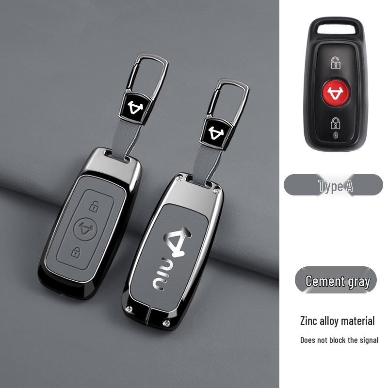 Little Cow Electric Vehicle Key Cover for M1/U1/NQI/U Models - Men's and Women's Remote Control Key Bag with Buckle