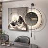 Luxury Led Clock Wall Fashion Chinese Style Design Creative Aesthetic Wall Watch Interior Bedrooms Horloge Room Decorations