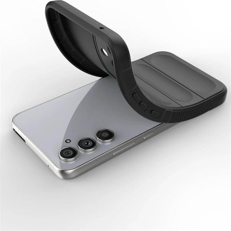 For Samsung Galaxy A54 5G Back Cover Phone Case Liquid Silicone Anti-fall Shockproof Armor Funda Coque Cases