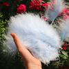 50Pcsdiy Color Feather Full Fleece Turkey Feather Clothing Antique Headdress Pet Toy Handicraft Decoration