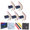 LALADEFIEE 5pcs Voltage and Current Voltage Tester Digital Ammeter Car Digital Voltmeter Led Panel