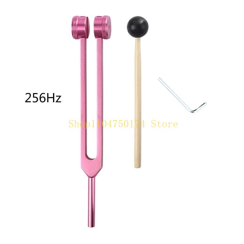 

Upgraded Tuning Fork 256Hz Aluminum Alloy Medical Tuning Fork for Healing with Wood Hammer & A Repair Tool Lightweight top sale рожевий