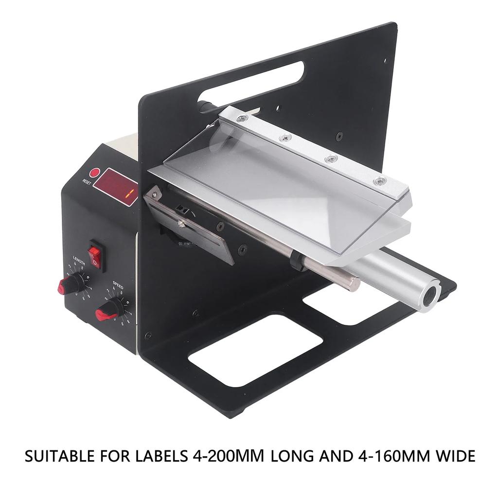 Automatic Label Dispenser 4-160mm Width Automatic Label Stripper  Digital Display Quick Separation Label Stripper Machine