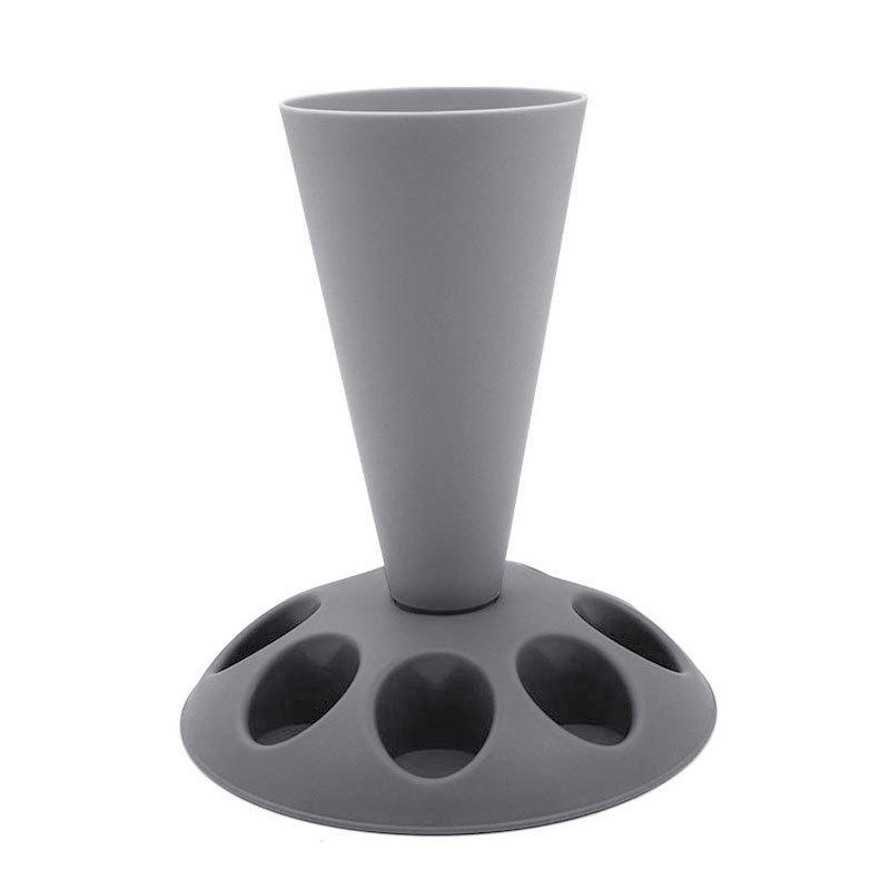 Innovate Piping Bag Nozzles Storage Rack Stand with 8 Slots Large Capacity Pastry Bag Mounting Holder Organizer Baking Accessories