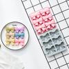Silikonowa Forma Czekoladowa Kokardka, 6 Komór Mini Kokardki Forma na Cukierki Kokardka Forma na Cake Pop DIY Toppery do Babeczek Dekoracja Ciasta