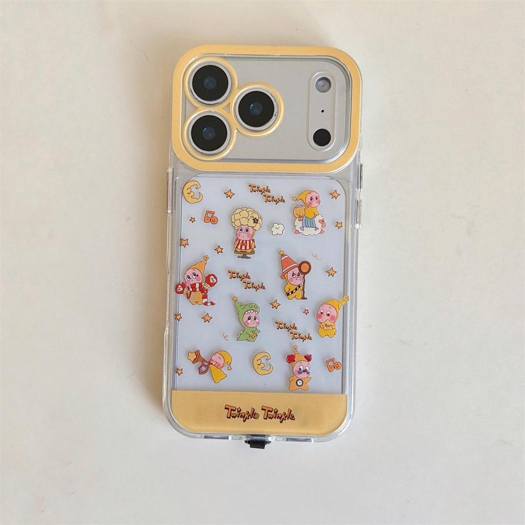 Star Flash Cartoon Phone Case for iPhone 15/16/17 Pro Max, Compatible with iPhone 11/12/13/14