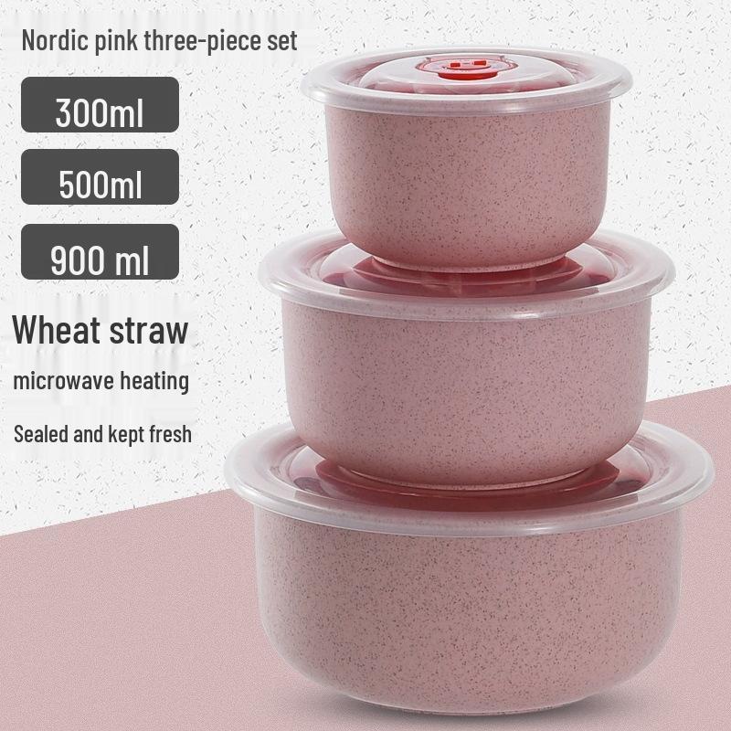 

Gureide Wheat Straw Fresh-Keeping Bowl Set
