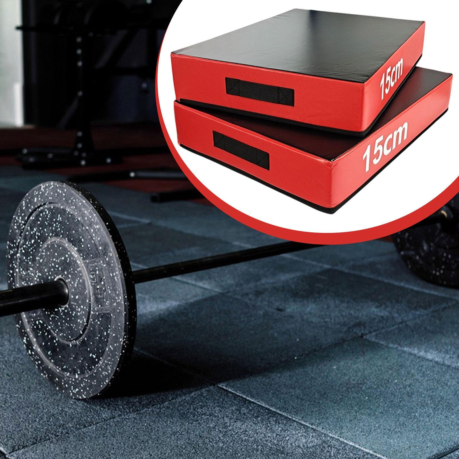 2x Weightlifting Crash Drop Pads Fitness