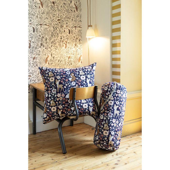 Couette imprimée toutes dimensions "Forêt enchantée" Réversible 100% Coton / 57 Fils/cm² - - 220 x 240 cm pour lit 2 places