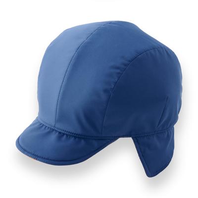 [Ausstecken] Großer Saunahut mit Netzfutter für Damen und Herren, Waschbar und Schnelltrocknend, Kappe (Retroblau)