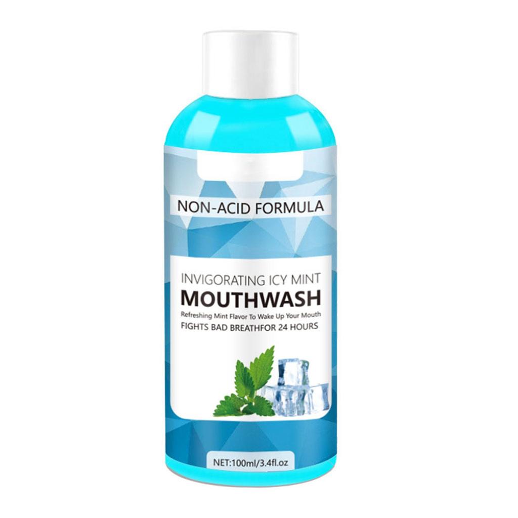 Peppermint Mouthwash - Long-Lasting Fresh Breath And Odor Elimination 100ml