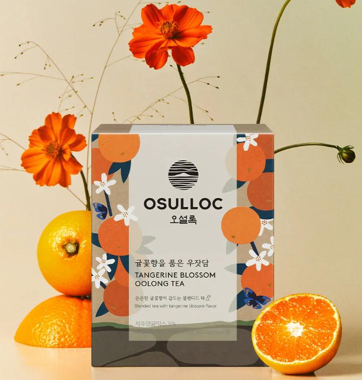 Osulloc Woojatdam mit Mandarinenblütenaroma – 3 einzeln verpackte Teebeutel