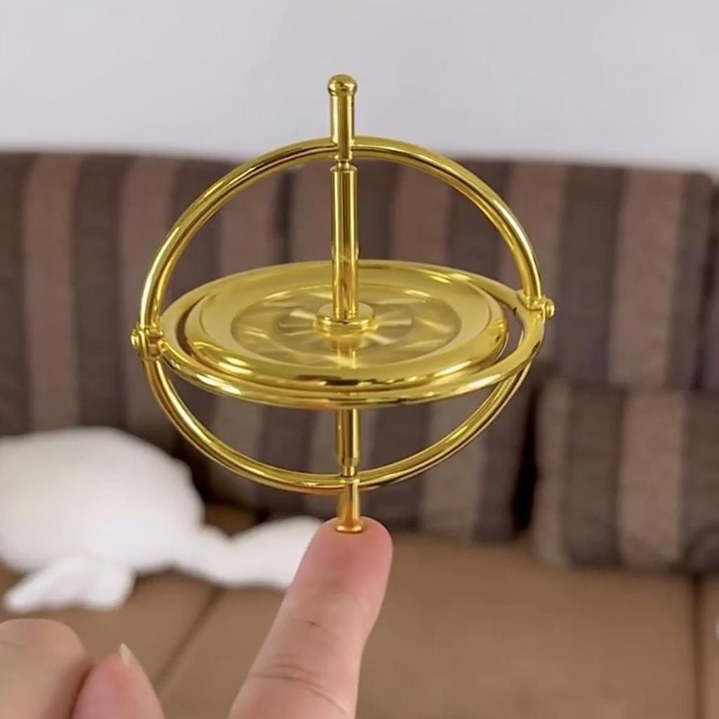 Creative Metal Anti Gravity Gyroscope Newton Balance Physics Science Development Thinking Education Toy Ornament Children's Gift