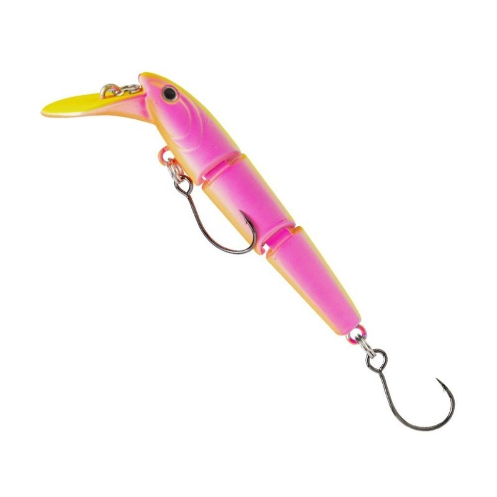 67mm Length Minnow Crank Bait 3 Joints Artificial Bait Artificial Wobbler Lure Stream Fishing
