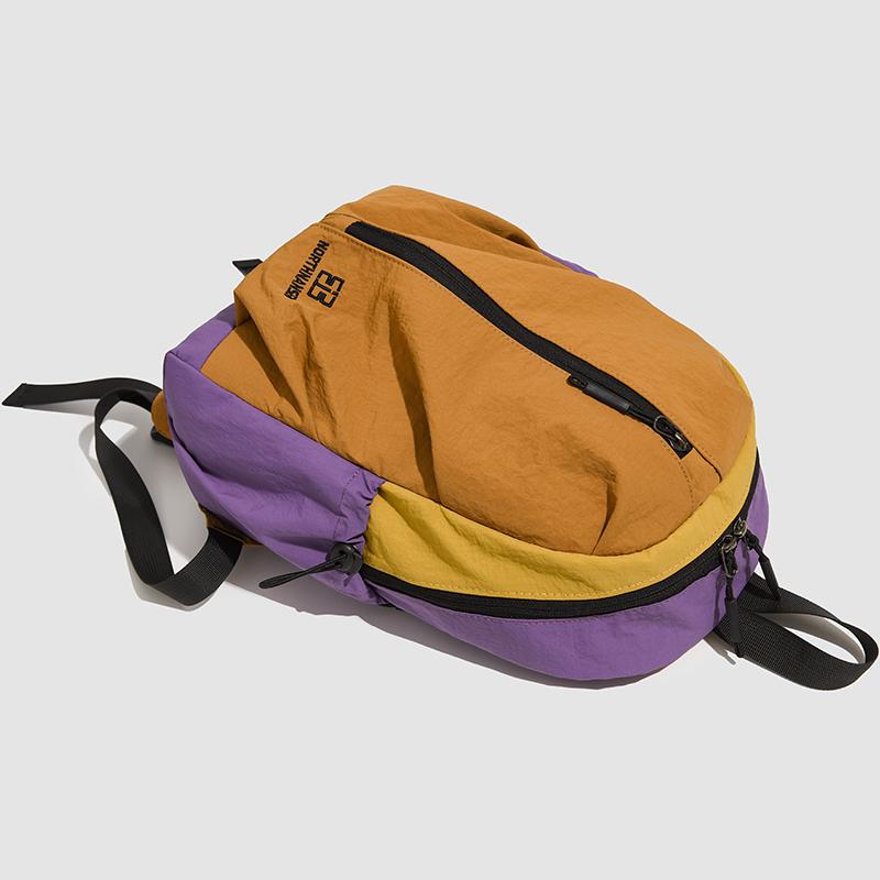 Small Ultralight Hiking Backpack with Multiple Pockets for Men Women Plaid Waterproof Casual Daypack for Adults Daytrip Hiking