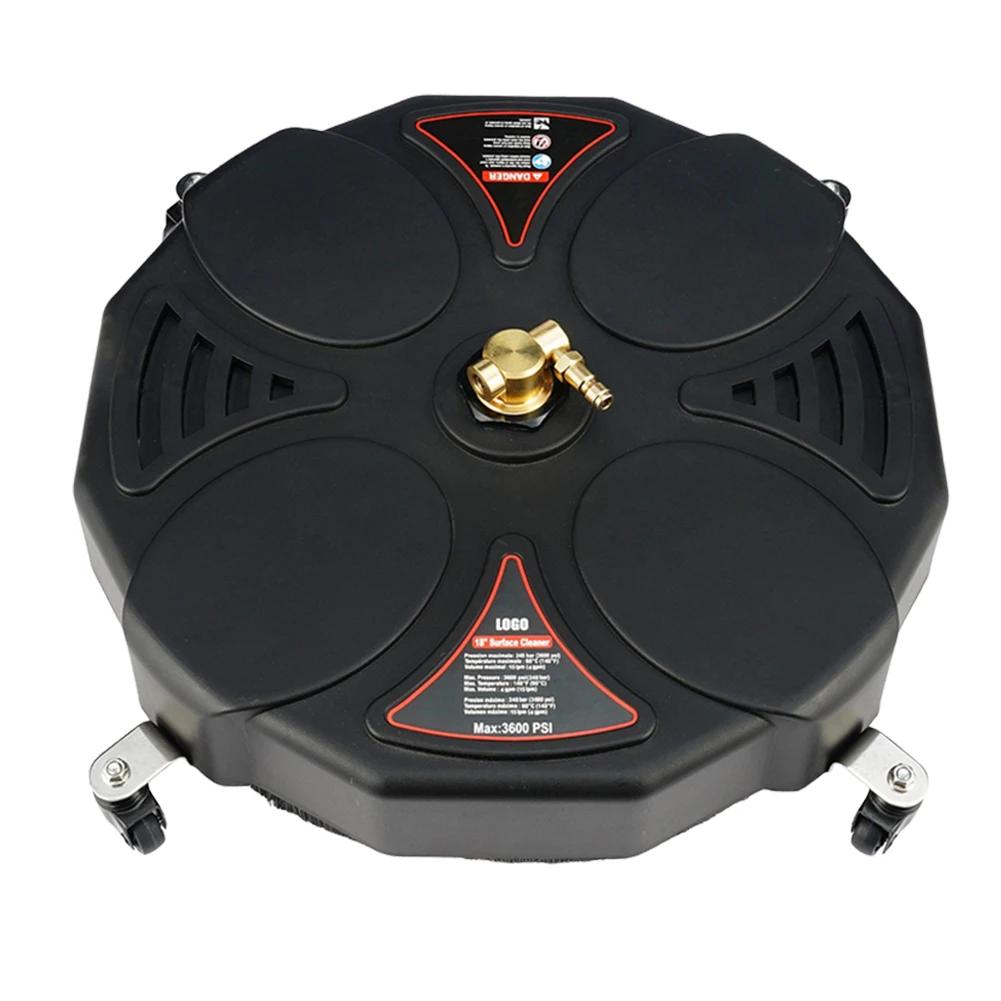 13 Inch Plastic Pressure Washer 2500PSI Powerful Pressure Washer Stainless Steel 1/4 Fast Connector Surface Cleaner with 3 Wheel