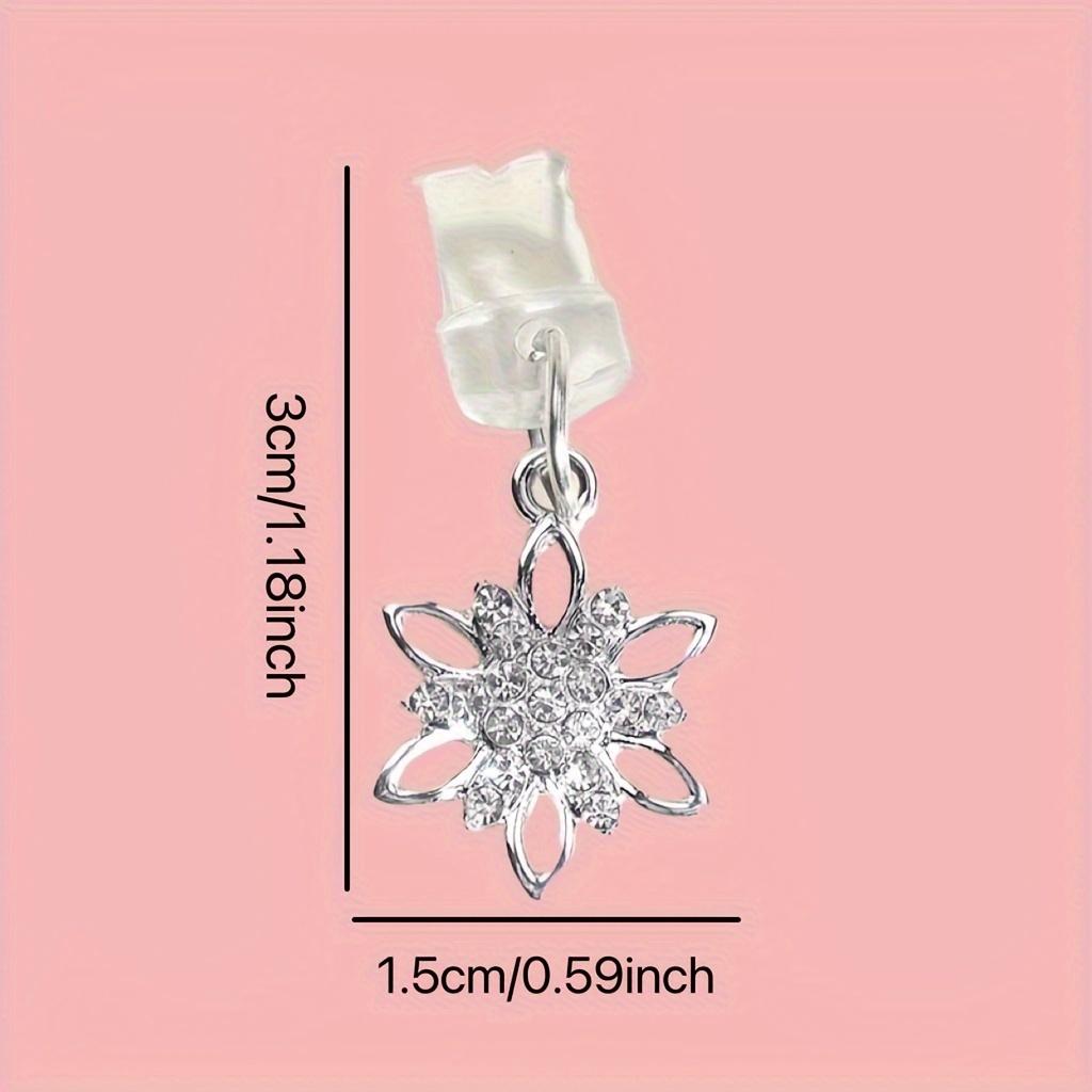 1Pc  Mobile Phone Dust Plug, Metal Fashion Starburst Pendant Dust Plug, Decorate Your Mobile Phone.