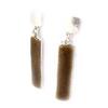 Dolce Vita [K2631] - Taupe Silver 'Taya' Designer Earrings