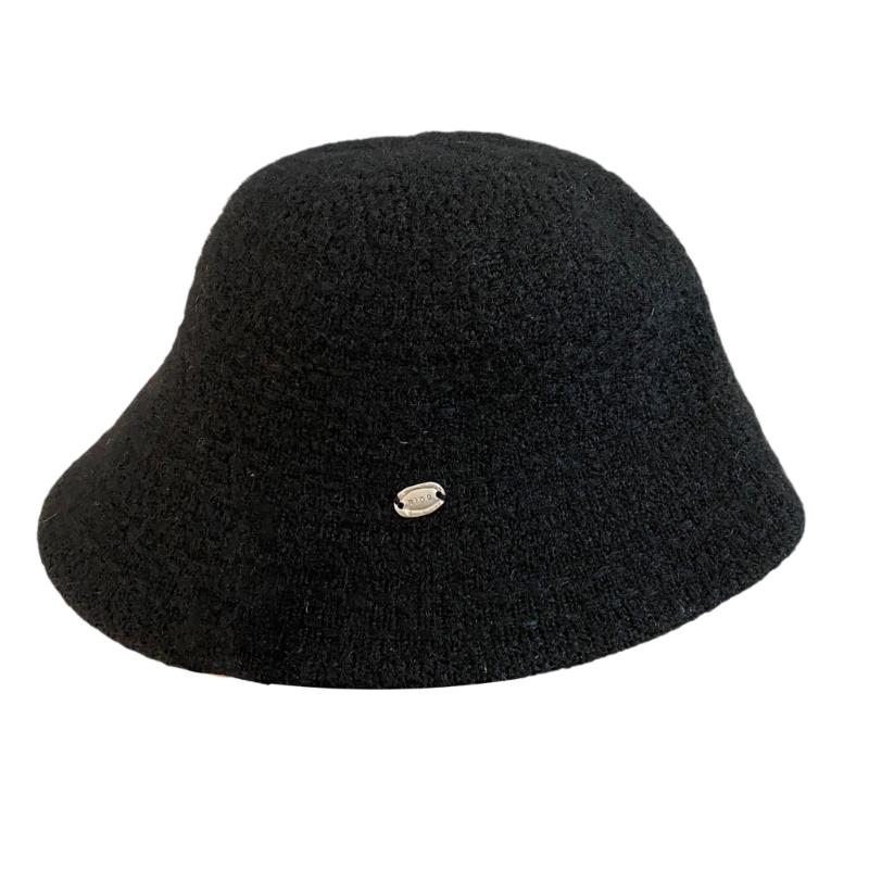 

Traditional Cotton Weave Fisherman Bucket Hat For Women Men Season Sunlight Security Pliable Plan M чорний