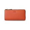 Genuine Leather Long Slim Large 5 Card 1 Bill 1 Coin Cowhide Coin Day Round Orange [SUNS TOKYO] Men's Wallet, Type, Capacity, Pockets, Compartment,
