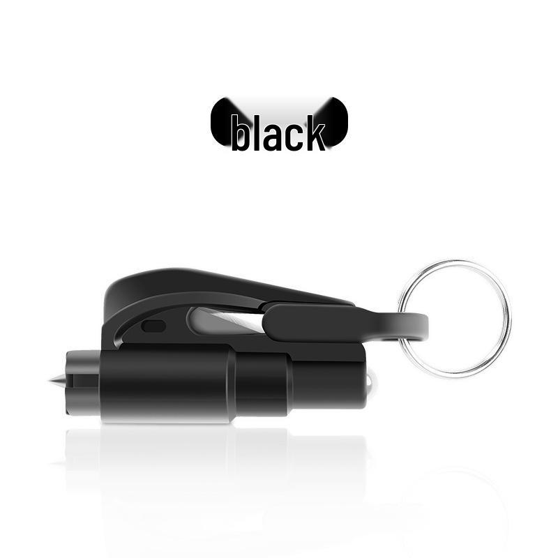 Three-in-One Car Keychain: Emergency Window Breaker and Escape Tool