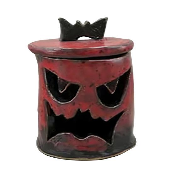 Halloween Ghost Night Light Spooky Ghost Centerpiece Light-up Hollow Ghost Decoration for Festive Party Mantels Shelves Decor