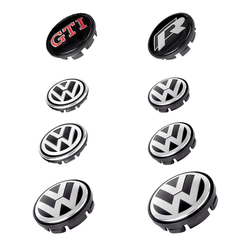 2025 Heta 56mm 65mm 66mm Bil Original Fälgkåpor Styling Hjulnavkåpor Täcker för Volkswagen VW R GTI Golf Polo Passat CC Tig
